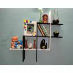 TFS MDF (Medium Density Fiber) Wall Shelf (Number of Shelves - 3).