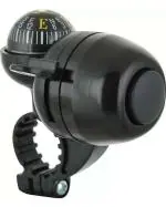 The Morning Play Maxterz Black Plastic Bicycle Navigation Direction Finder Handlebar with Compass Bell