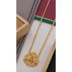 Vihal Enterprise gold plated south indian design 30 inch long mangalsutra set