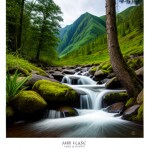 Love Creation A4 Size poster print for creative wall art- tropical-oasis-7997( Sticker)