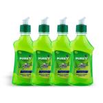 PUREV Green Color Utensils Cleaner, 220 Ml (Pack Of 4)
