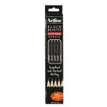 Artline Black Beauty set of 10 Ultra dark Pencil Pack of 6