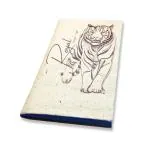 KUMBHI KAGAZ_Royal Bengal Tiger Print Handmade Paper Notebook