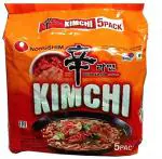 Nongshim Shin Ramyun Kimchi Instant Vegetarian Noodles, 120 G (Pack Of 5)