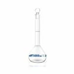 Omsons Glassware Volumetric Flask 5000 ml Capacity | Neck Size 34/35 | Made of Borosilicate Glass 3.3 | Low Exp. | Class A | Pack of 1