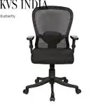 KVS INDIA Butterfly Mid Back Mesh Office/study/home Adjustable Arm Chair (Black, DIY(Do-It-Yourself))