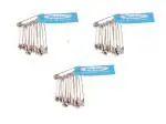 HIRDAY Standard Safety Pins for Girls and Women -Pack of 100 pcs