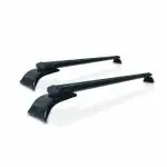 A-WAY Alloy Steel Car Cross Bars for Flat Roof - Pack Of 2