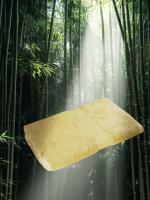 REGENCY EXPORTS PVT.LTD Bamboo Shizen Bath Towel 100% Cotton 600 GSM Set of 1 Musturd