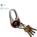 StealODeal Brown Rotating Lock Belt Hook Key Chain