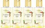 Parwati Gramudyog Herbal Products Herbal Hair Oil, Khadi Castor Oil Hair Oil (400 ML) Pack of 4