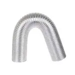 Implemental Aluminum Chimney Exhaust Pipe without Cowl 8 inch