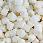 NatureVit Veg Mini Marshmallows, 180 Pieces [Vanilla Mist Flavour] [Pack of 3 Jars x 60 Pcs.]