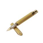 Auteur 1200101 Gold Brass Blue Ink Ball Pen