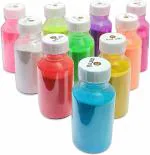 BRIGHT BLOOM Rangoli Colors 100 Gram Each 10 Colors Craft and Decorative Assorted Colored