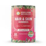 Himalayan Organics Hair & Skin Gummies 40 mcg Biotin For Hair Growth & Glowing Skin (30 Gummies)
