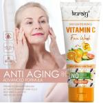 KURAIY 100% Pure Vitamin C  Face Wash Soothing Clear Calming Facial Cleanser Natural Beauty