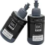 ZOKIO 774 Refill Ink for Epson M100 , M105 , M200 , M205 , L655 Printer Ink Bottle (140ML X 2 PCS ) Black Ink Bottle