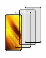 GADGETRONICS Redmi K40, K40 Pro and K40 Pro Plus Black Tempered Glass Scratch Resistant and Anti Fingerprint Screen Protector