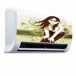 Qth COLOURFULL DESIGN AC STICKER SUITABLE FOR ALL TYPE OF AC QTH-AC-7440