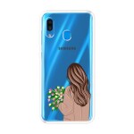 Emble Designer Clear Tranperant Silicone Case For Samsung A20-Design A24 ( TPU | Soft , Samsung A20| Multicolor )