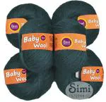Simi Enterprise Deep Grey Acrylic Wool, Baby Wool 4 Ply Wool Ball Hand Knitting Wool, Art Craft Soft Fingering Crochet Hook Yarn-Yart-Abjh (Pack Of 6)