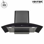 Ventair Melody 90 Musical Smart Auto Clean Wall Mounted Chimney (Black 1400 CMH)