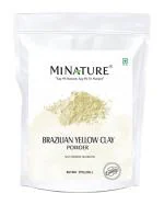 Mi Nature Brazilian Yellow Clay Powder For Detoxifying, Toning, Removes Excess Oil 227 G