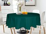 Lushomes Table Cloth, Cotton table cloth, round table cover, Green table sheet, used for Study, Dastarkhan, Tea, Cyclinder Cover, teapoy (Size 40 Inch Round, 2 Seater Round/Oval Dining Table Cloth)
