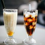 Nirgun Empex Milkshake Falooda Glass Mugs Falooda Glass Mugs , Ice Cream Glass ,Juice Glass ,Water Glass ,Wine Glass ,Beer Glass(Set of 3, 350 ML)