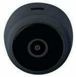 AVOIHS magnet IO001 Security Camera with Mini Size WiFi Magnetic 5.0 MP HD 1080P Wireless Spy CCTV (Black)