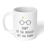 Akipi Harry Potter Dont let The Muggles get You Down Ceramic Coffee Mug 11oz