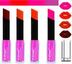 OUR BEAUTY Multicolor  Long Stay Soft Matte Lipsticks Set 82, 16 G (Set Of 4)