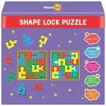 Smartokids Multicolor Wood Shape Lock Puzzle Grand Game for Children 3 Years