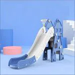 StarAndDaisy Multicolor Plastic 2-In-1 Outdoor Garden Castle Slide For Toddlers Kids