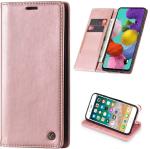 ClickCase Sheepskin Series Samsung Galaxy S9 Plus Rose Gold Faux Leather Mobile Wallet Flip Cover