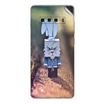 GADGETSWRAP Printed Vinyl Skin Sticker for Samsung Galaxy S10 - mad ninja rabbit