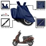Aashtik Mart Honda Activa 3G Motorcycle Bike Scooty Cover Navy Blue Colour Water Resistant - UV Protection & Dust Proof Imported Fabric Quality,Sun Protection,Weather Bike - Scooty Two Wheeler Body CoverHonda Activa 3G
