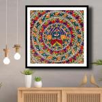 MAMTA DEVI ART AND CRAFT_Framed Colourful Madhubani Art Painting for Home & Office Wall Art Decor | Traditional Handmade Madhubani Art Painting Wall Decor