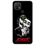MobiEra Oppo A15s Multicolor Joker Mask Design Plastic Hard Case Cover