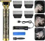 HTC Trimmer Hair Cutting Saving Beard Trimmer Hair Removal Machine Waterproof T9 Gold