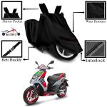 Kedit Aprilia SR 150 Race Motorcycle Bike Scooty Cover Black Colour Water Resistant - UV Protection & Dust Proof Imported Fabric Quality,Sun Protection,Weather Bike - Scooty Two Wheeler Body CoverAprilia SR 150 Race