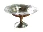 NIKUNJA BELL METAL_Handcrafted Bell Metal Assamese Bota or Tray (Small)
