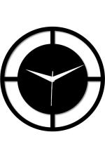 Signamio Black DN 016 MDF with Acrylic 3D Design Wall Clock