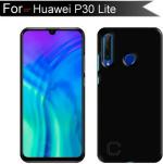 XOVO Back Cover for Huawei P30 Lite (Black, Dual Protection, Silicon, Pack of 1)