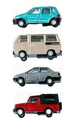 CENTY Multicolor Plastic Maruti Toy Car Set (Pack Of 4)