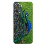 GADGETSWRAP Printed Vinyl Skin Sticker for Vivo Y56 (5G) - peacock head