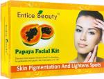 Entice Beauty Papaya Facial Kit 500gm for Helping in Preventing Pimples and Blemishes, Pigmentation, Tightens the skin, Reduces wrinkles, lighten Age spot Suitable for ALL SKIN