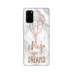 GADGETSWRAP Printed Vinyl Skin Sticker for Samsung Galaxy S20 Plus - chase the dream