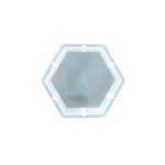 BanteyBanatey Hexagon Deep Resin Art Silicone Casting Mould Epoxy Mold Silicon DIY Jewellery for showpieces(Pack of 1)